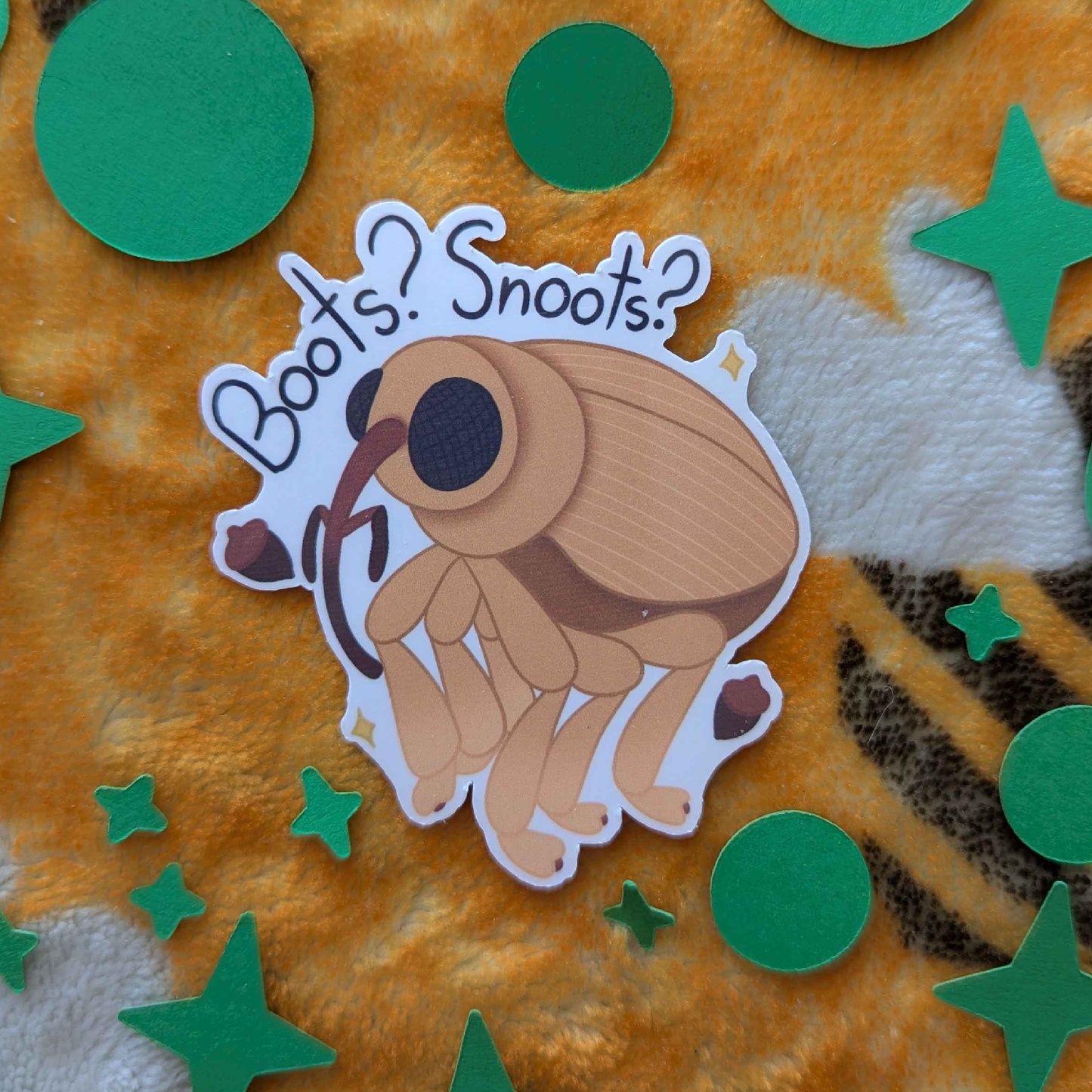 Boots?? Snoots?? Weevil Sticker