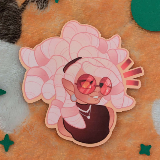 Wormdusa Sticker